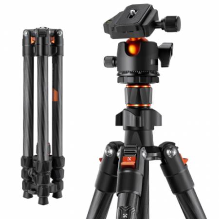 K&F Concept KF4172 K-Series K254C2 - statyw fotograficzny Carbon + głowica kulowa